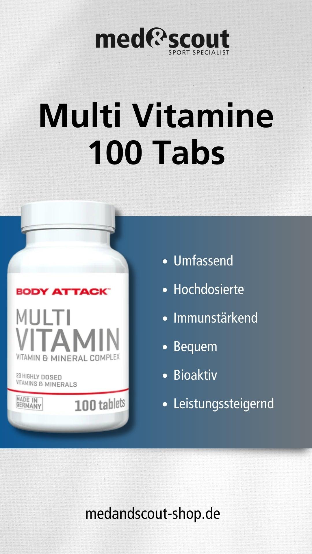 Multi Vitamins 100 Tabs