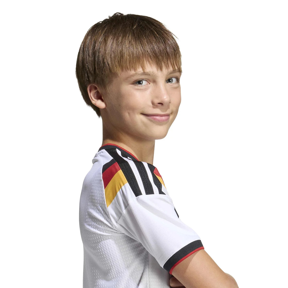 adidas DFB Home Trikot Kinder WM2026 - weiß/schwarz/rot/gold