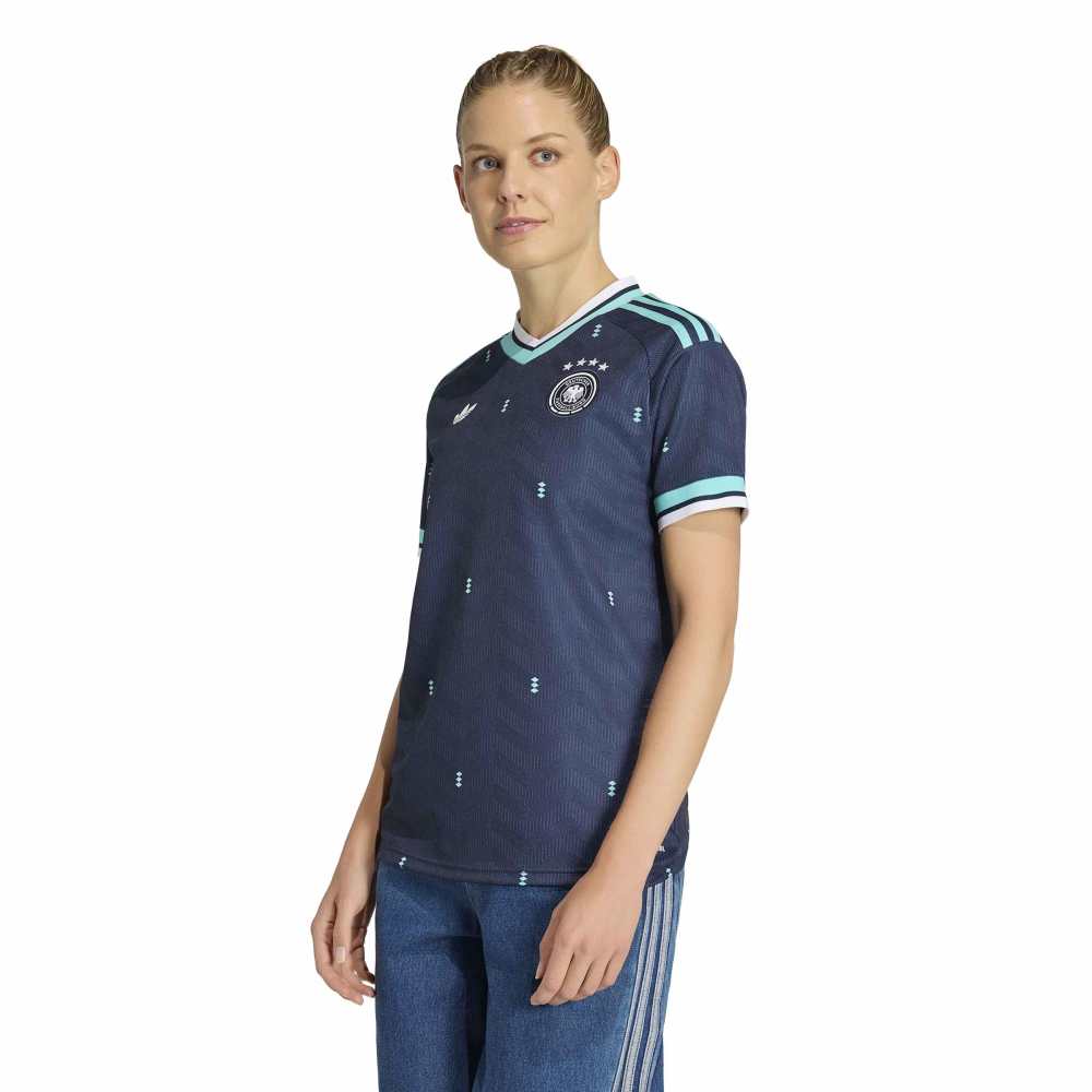 adidas DFB Away Trikot Damen WM2026 - navy/türkis