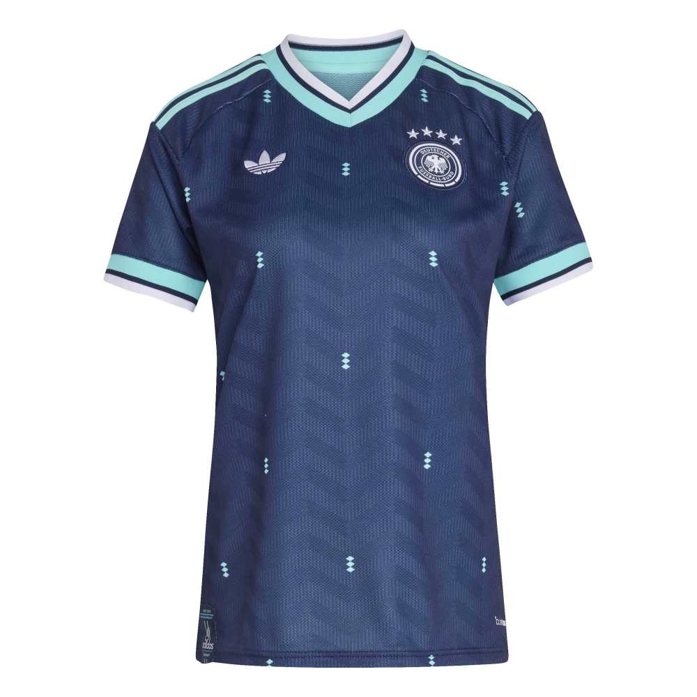 adidas DFB Away Trikot Damen WM2026 - navy/türkis