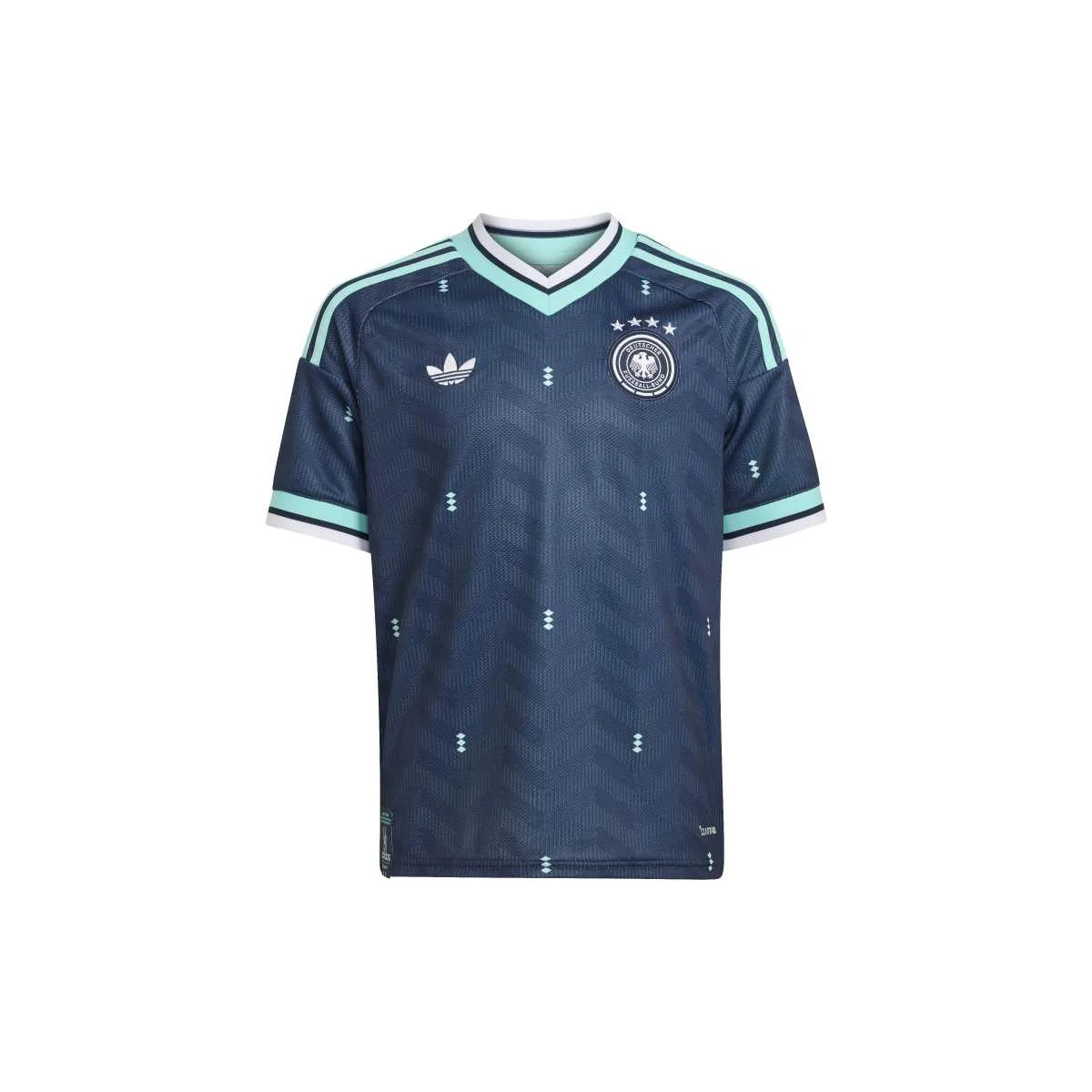 adidas DFB Away Trikot Kinder WM2026 - navy/türkis