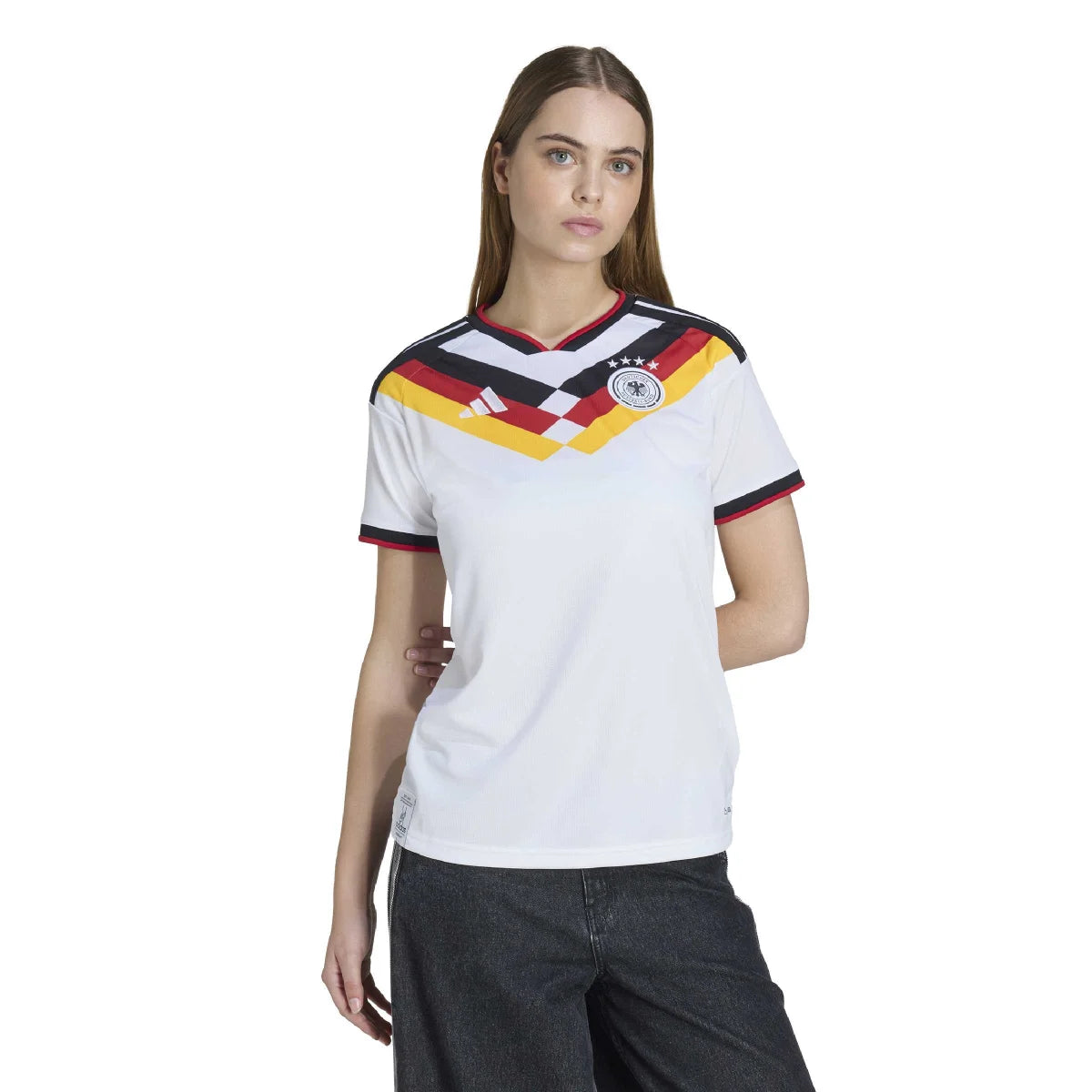 adidas DFB Home Trikot Damen WM2026 - weiß/schwarz/rot/gold