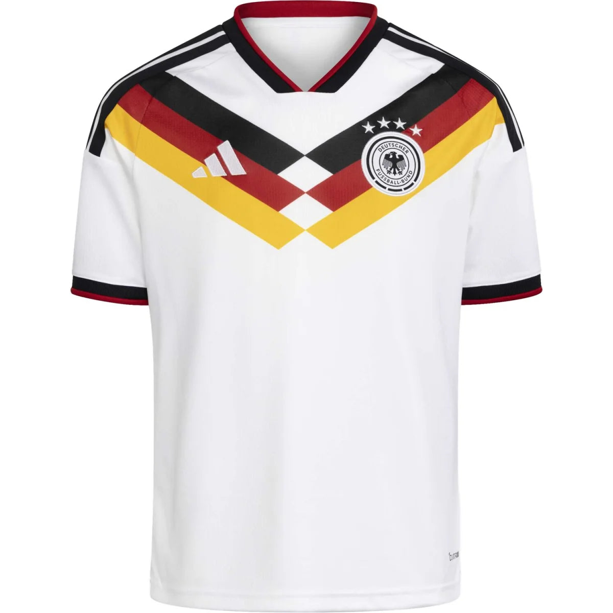 adidas DFB Home Trikot Kinder WM2026 - weiß/schwarz/rot/gold