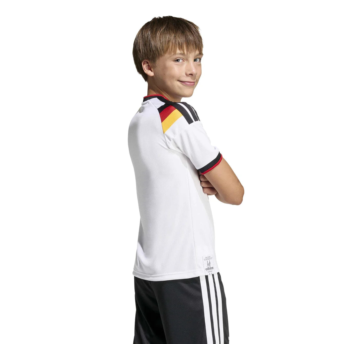adidas DFB Home Trikot Kinder WM2026 - weiß/schwarz/rot/gold